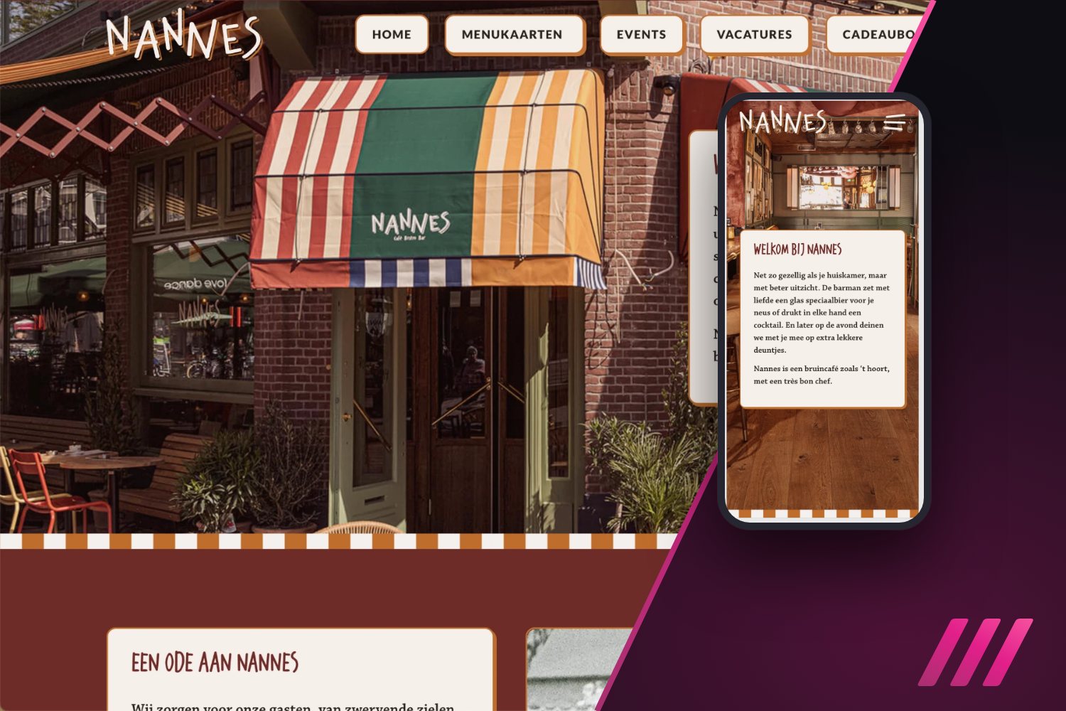 Website van Nannes