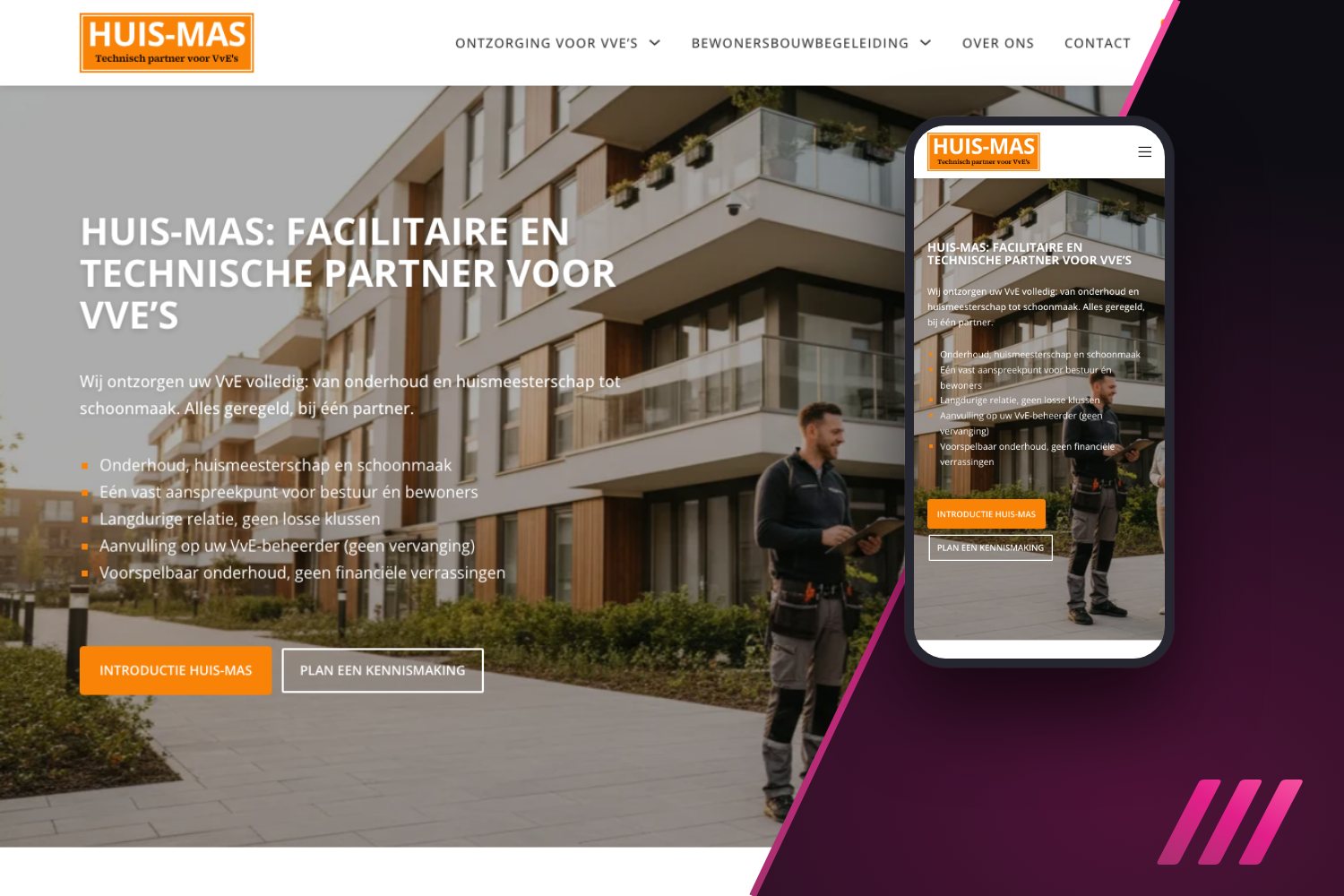 Website van Huis-Mas